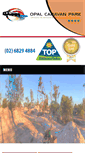 Mobile Screenshot of opalcaravanpark.com.au